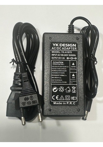 5 Vollt 2 Amper Adaptör 5 Volt 2 Amper 5.5 Mm 2.5 Mm Adaptör