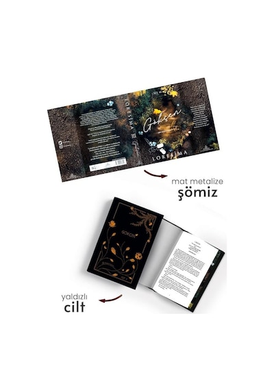 Gökçen 3 Güz Yağmurları Yan Boyamalı Ciltli