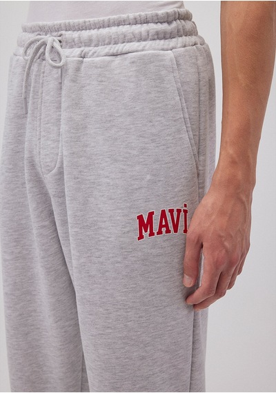 Mavi - Mavi Logo Baskılı Gri Eşofman Altı 0010207-85438 Gri