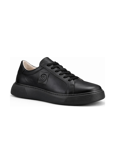 Pierre Cardin 1362002 Hakiki Deri Günlük Erkek Sneaker Şık Ayakkabı Siyah-siyah