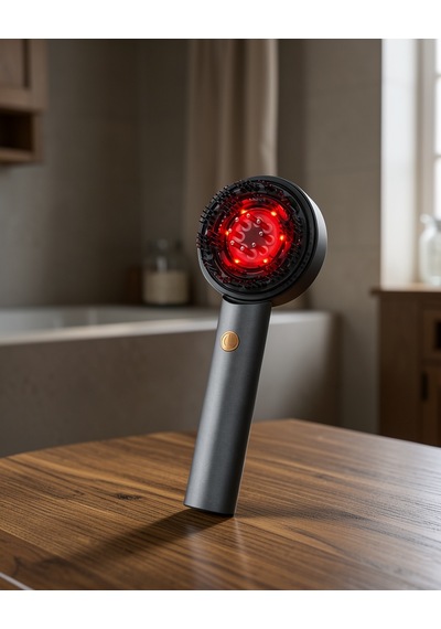 Elektrikli Masaj Tarak Kırmızı Işık Terapi 6 Ml Aplikatörlü Çok Renkli
