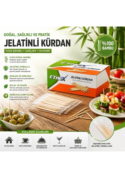 Packland Jelatinli Kürdan 500 Adet- 50'li Paket Diğer