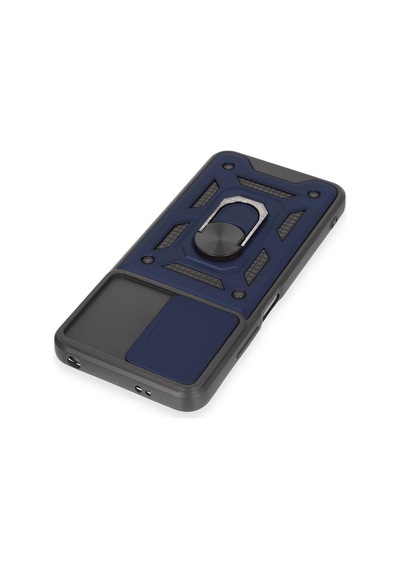Ilkeshop Newface Xiaomi Redmi Note 12 5g Kılıf Pars Lens Yüzüklü Silikon - Lacivert