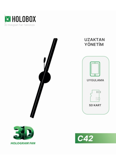 Holobox C42 3d Hologram Fan 42 Cm