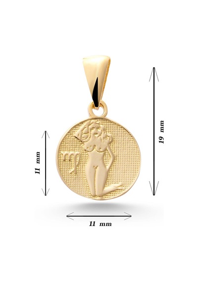 Sefa Gold 14 Ayar Altın Başak Burcu Kolye Ucu