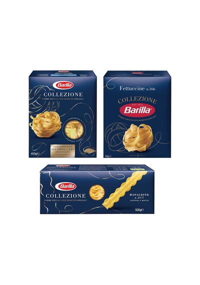 Barilla Fettuccine 500 G + Mafaldine 500 G + Tagliatelle 450 G