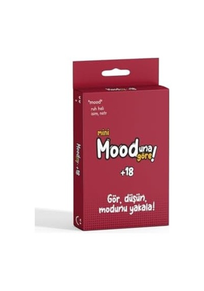 Mooduna Göre Mini +18 Kart Oyunu, 33 Fotoğraf Kartı Ve 22 Durum Kartı, Çiftler İçin