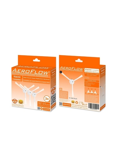 Aeroflow Xiaomi İle Uyumlu E4 Yan Fırça - 3 Adet Garantili