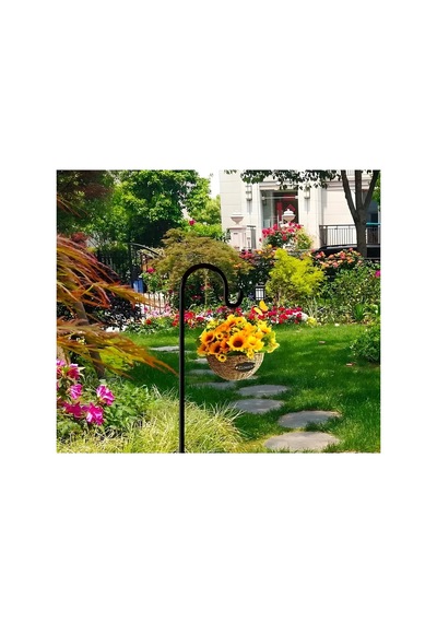 Metal Askılık Saksılık 1.15 Metre, Bahçe Askısı Çiçeklik Askısı, Solar Lamba Askılığı Aydınlatma Kancası, Balkon Teras Dekoratif Fener Askısı, Çok Amaçlı Metal Çiçek Askı Aparatı Siyah Metal Askılık Saksılık 1.15 Metre, Bahçe Askısı Çiçeklik Askısı, Solar Lamba Askılığı Aydınlatma Kancası, Balkon Teras Dekoratif Fener Askısı, Çok Amaçlı Metal Çiçek Askı Aparatı Siyah