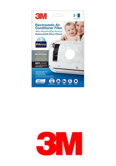 3M Elektrostatik Klima Filtresi Antibakteriyel