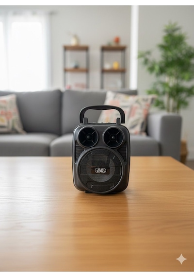 Telefon Tutuculu Bluetooth Hoparlör - Yüksek Ses Kaliteli Şarjlı Kablosuz Speaker Usb/sd Destekli