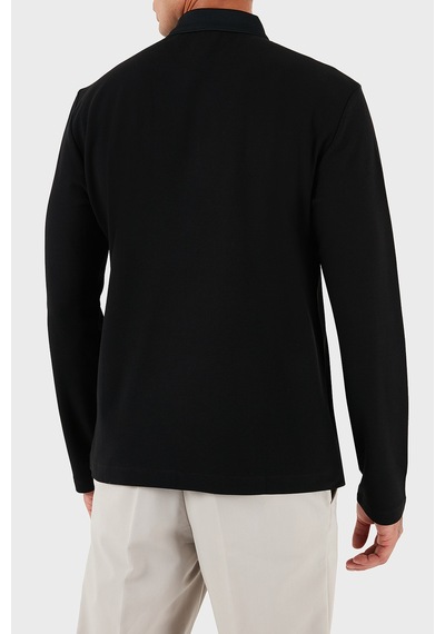 Armani Exchange Erkek Polo Yaka T Shirt Xm001394 Af16262 Uc001 Siyah SIYAH