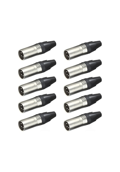 Losen La1032-1 Xlr 3-pin Erkek Konnektör 10 Lu Paket