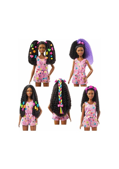 Bgt Barbie Brooklyn Eğlenceli Saçlar Oyun Seti Hhm39