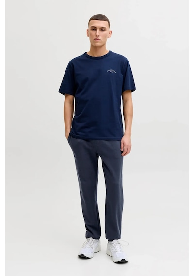 Jack & Jones Erkek Jpstgordon Logo Detaylı Çift Cepli Eşofman Altı 12288641 Lacivert Lacivert