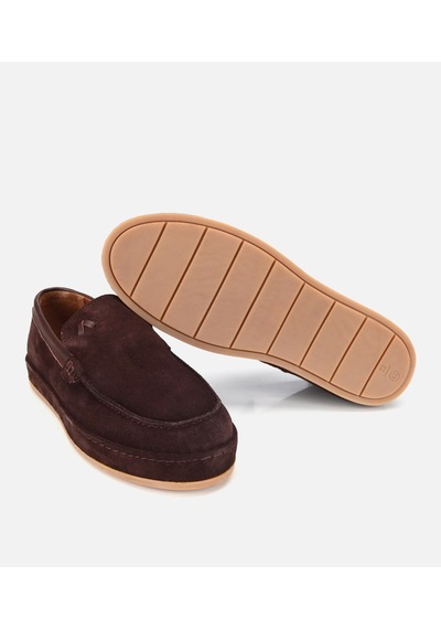 Hotiç Erkek Süet Deri Kahverengi Yüksek Tabanlı Günlük Loafer 02ayh319720a480 02ayh319720a480