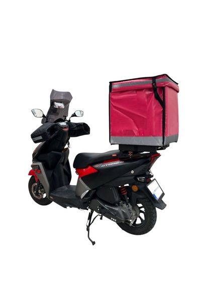 Tvs Ntorq 125 Kurye Çanta Demiri Tekerli Kayar Sistem Mat Siyah