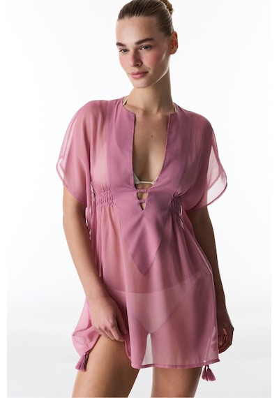 Penti Gül Pembesi Basic Kaftan
