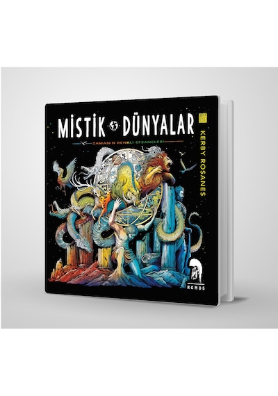 Mistik Dünyalar Yetişkinler Için Boyama Kitabı - Kerby Rosanes