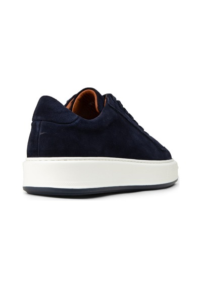 Deery Erkek Hakiki Süet Lacivert Sneaker Ayakkabı - E4182mlcve01 Lacivert
