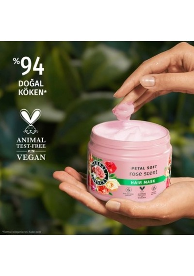 Gül Kokulu Kadifemsi Yumuşaklık Saç Bakım Maskesi 300 Ml