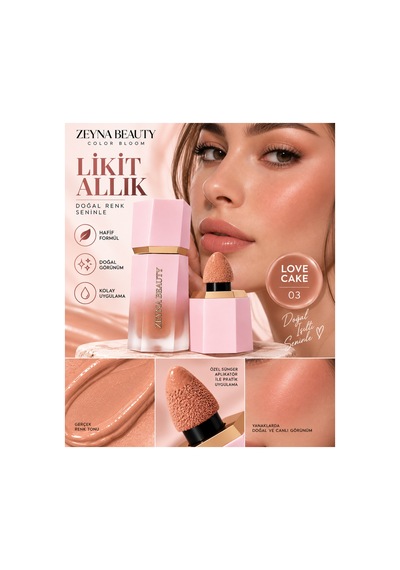 Color Bloom Likit Sıvı Allık 03 Pembe-03 - 702960610 Diğer