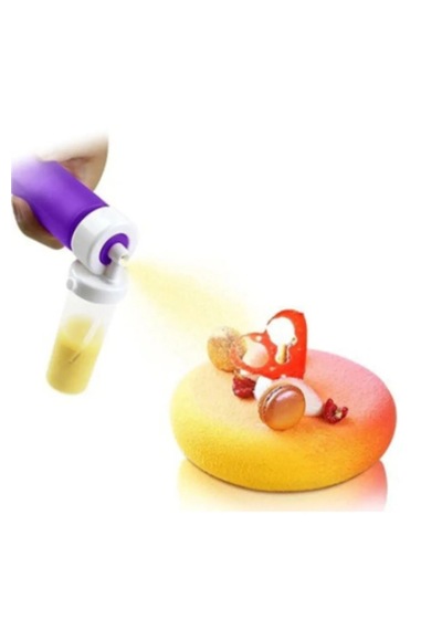 Gıda Boyası Püskürtme Tabancası 5li Pompası Airbrush Pasta Kek Mu