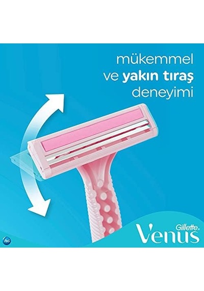 Venus Simply Venus 2 Basic Kullan At Kadın Tıraş Bıçağı 5 Adet