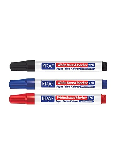Kraf Beyaz Tahta Kalem Mürekkebi 30ml 445g Siyah Genel