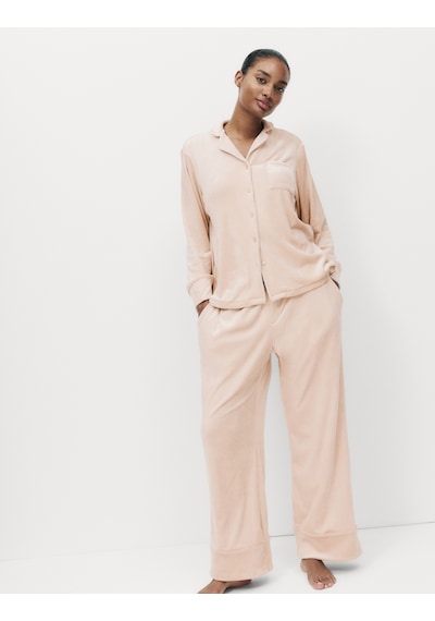 Marks & Spencer Polar Pijama Takımı T37002254J Krem