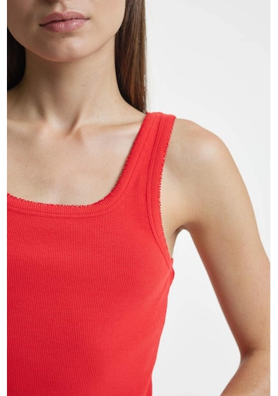 Defacto - Coool Bodycon Vücudu Saran Basıc Fitilli Kaşkorse Mini Kırmızı Elbise A0732AX23SM Kırmızı