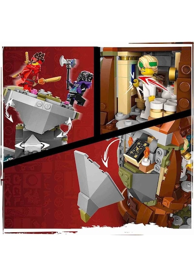 LEGO® NINJAGO Ejderha Taşı Tapınağı 71819 13+ Yaratıcı Oyuncak Yapım Seti - 1212 Parça