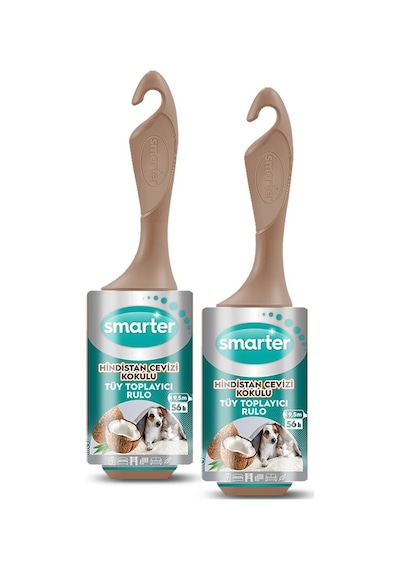 Smarter Hindistan Cevizi Kokulu Tüy Toplayıcı Rulo 2'li Kedi Köpek