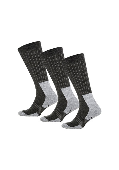 Thermoform Extreme Unisex Çorap 3'lü Paket Antrasit Renkli