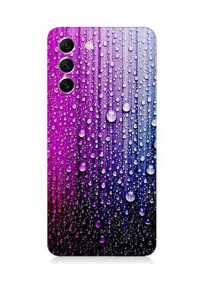 Samsung Galaxy S21 Fe Uyumlu Silikon Kılıf Renki Damlalar