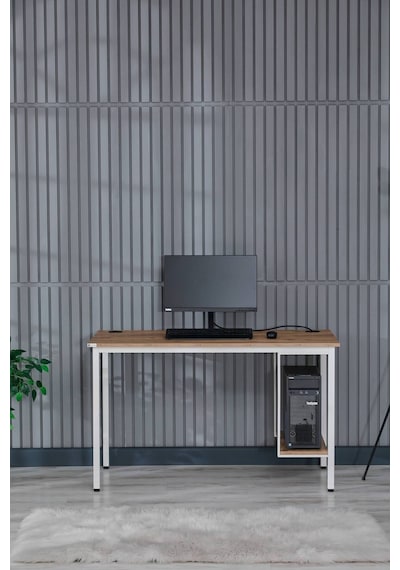 Sehpol Bilgisayar Masası Sağ Sol Yönlü Pc Kasa Raflı 125x65x75 Cm Beyaz Atlantik Çam Atlantik Çam - Beyaz Sehpol Bilgisayar Masası Sağ Sol Yönlü Pc Kasa Raflı 125x65x75 Cm Beyaz Atlantik Çam Atlantik Çam - Beyaz