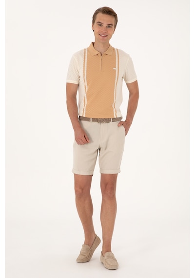 U.s. Polo Assn. Erkek Taş Şort / Bermuda 50300446-vr049 Taş