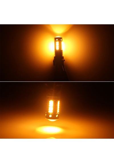 Volkswagen Golf 7 Gündüz Led Ampül Amber Renk Pw24W Turuncu Led