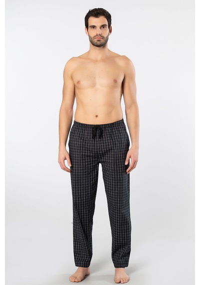 Cacharel Erkek Dokuma Pijama Tek Alt 2240/siyah 2 Çok Renkli