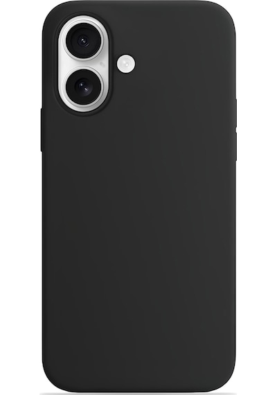 Apple Uyumlu iPhone 17 Soft Touch Lansman Silikon Kılıf Mat Siyah