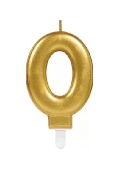 0 Rakam Mum Gold Renk Diğer