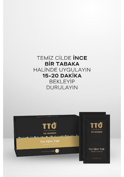 Tto Thermal Çay Ağacı Yağı İçerikli Kil Maskesi 12 x 10 ML
