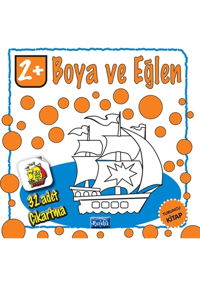 Boya Ve Eğlen Serisi Sarı, Turuncu Ve Yeşil Kitap Seti