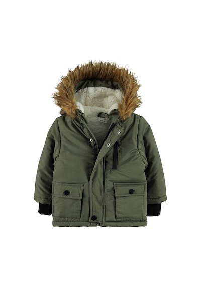Civil Baby Erkek Bebek Kapüşonlu Mont 6-18 Ay Haki 217961090k31-1 Haki