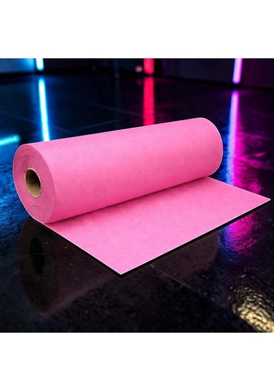50 Metre Tek Parça 70 Cm Genişlik Elyaf Pembe Tela Kumaş Pembe Süsleme Kumaşı Mekan Dekor Kumaşı