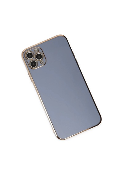 İphone 11 Pro Max Kılıf Volet Silikon - Mavi