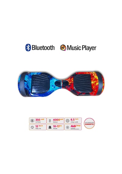Citymate Elektrikli Kaykay Hoverboard Akıllı Denge 6.5 Inch + Hoverkart + Çanta Extrem70 Paket D10