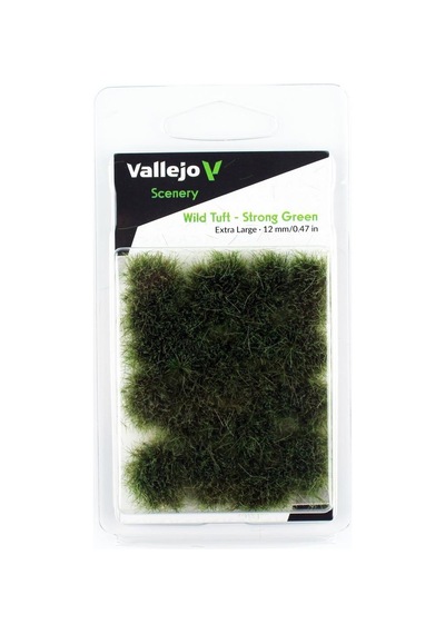 Vallejo Sc427 Strong Green, 12 Mm. Hazır Çim Dokusu