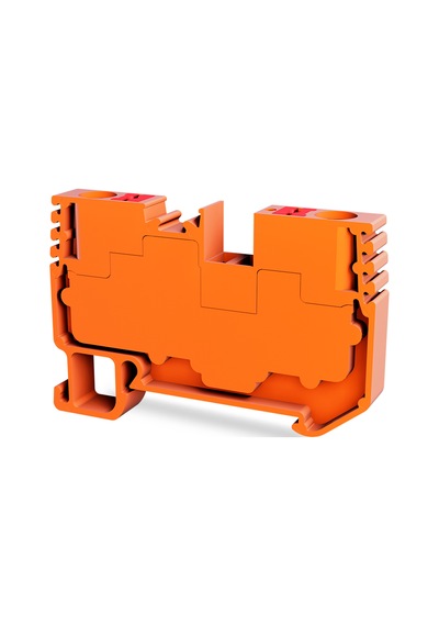 Tbloc Pft 4mm Turuncu Push-in Tek Katlı Klemens
