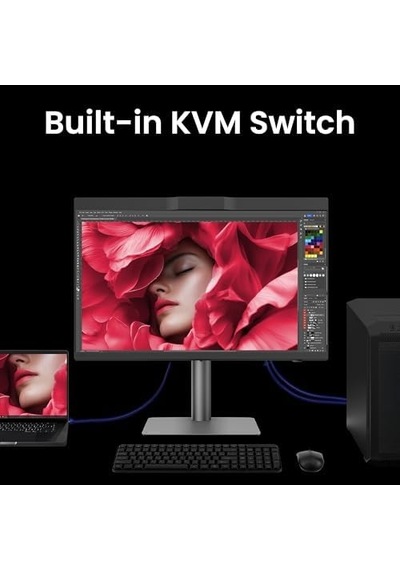 Benq Pd2770u 27 İnç 4k Renk Yönetimi Monitörü, Donanım Kalibrasyonu,% 99 Abobe Rgb/dcı-p3,% 100 Rec.709, 96w Usb-c, Papatya Zinciri, Kvm, Yüksekliği A